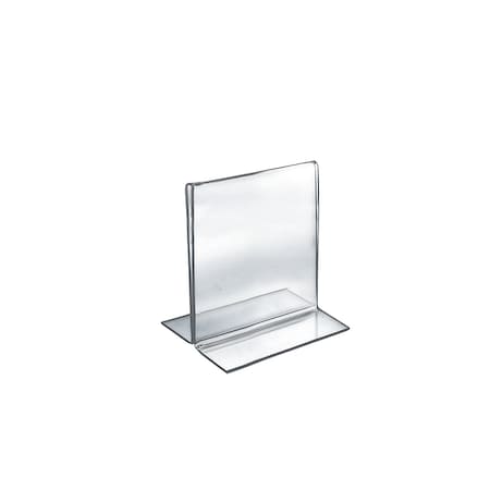 Azar Displays 5.5"W x 7"H Double-Foot Two Sided Sign Holder, PK10 152720